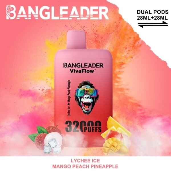 Bang Leader Lyche Ice X Mango Peach Pineapple