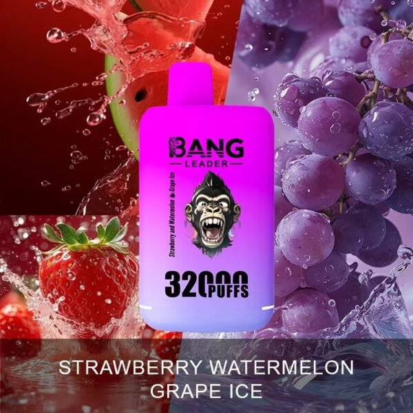 Bang Leader Strawberry and Watermelon X Grape Ice