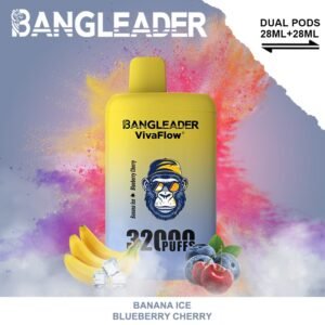 Bang Leader Banana Ice x Blueberry Cherry