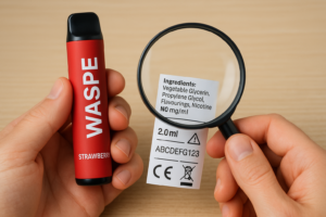 Waspe vape: kako čitati deklaraciju proizvoda?